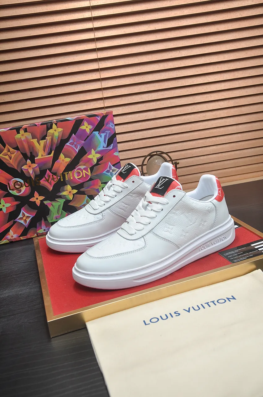 Men's shoes 💰540💶[LOUIS VUITTON] Original order price (water-dyed cowhide lining) new model 🍀LV Louis Vuitton * - top version of LV classic trendy shoes! Made of imported original cowhide, water-dyed cowhide lining, and original wear-resistant rubber outsole! High quality products! Code number 38-45 (45 is custom-made and cannot be returned or exchanged)